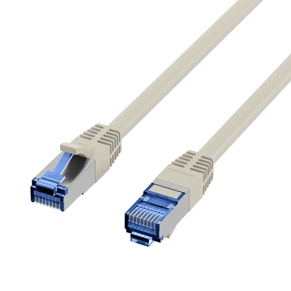 Patchcord Cat6a/Cat7 SFTP 2M 100% Cu szary