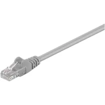 Patchcord Cat5e UTP 0,5m CCA szary