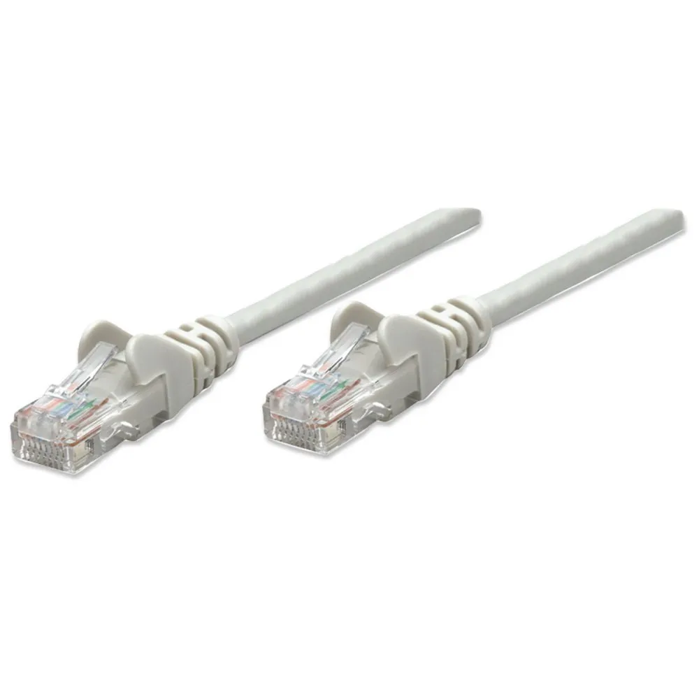 Patchcord Cat5e UTP 30m 100% CU szary