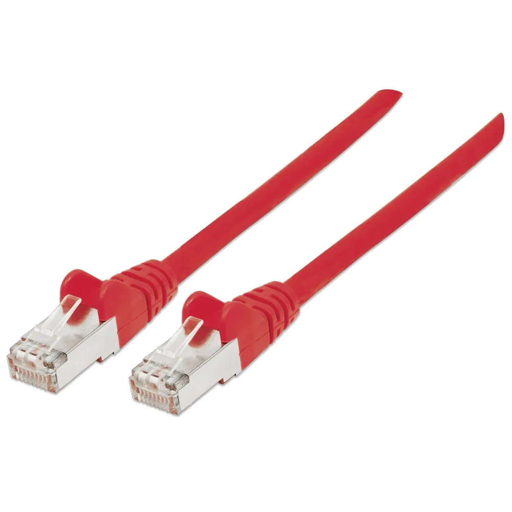 Patchcord Cat5e SFTP 10m 100% CU czerwony