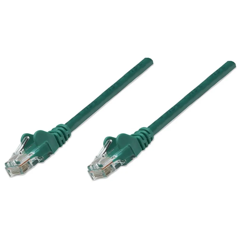 Patchcord Cat6 UTP 3m 100% CU zielony