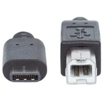 Kabel USB 2.0 USB-C na USB-B M/M 1m