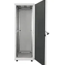 Szafa stojąca złożona 42U 600x600 rack 19 drzwi szkło szara