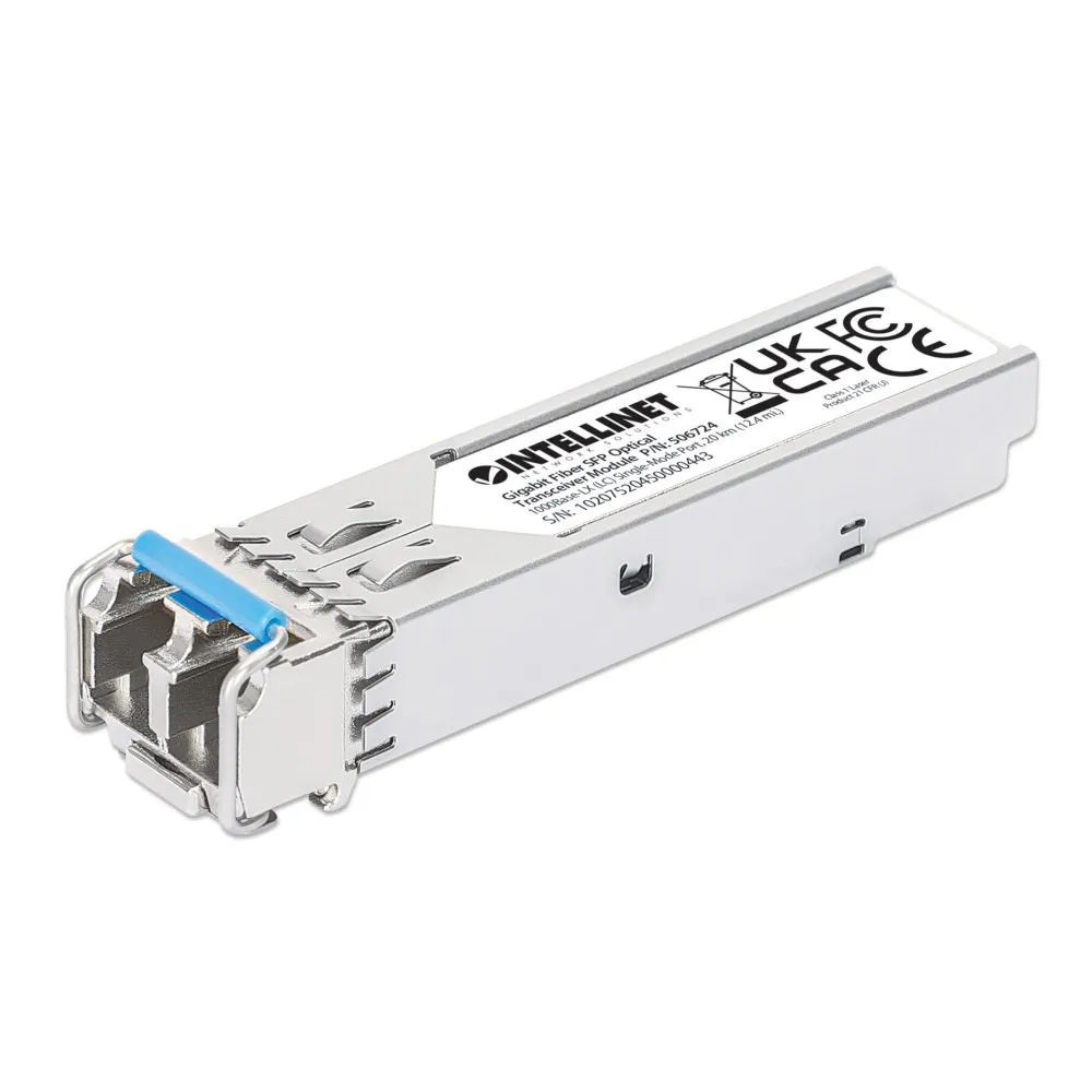 Moduł SFP 1.25G, LC Duplex SM, 20km, 1000Base-LX, 1310 nm, miniGBIC, MSA