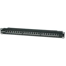 Patch panel 24 ftp C6 czarny