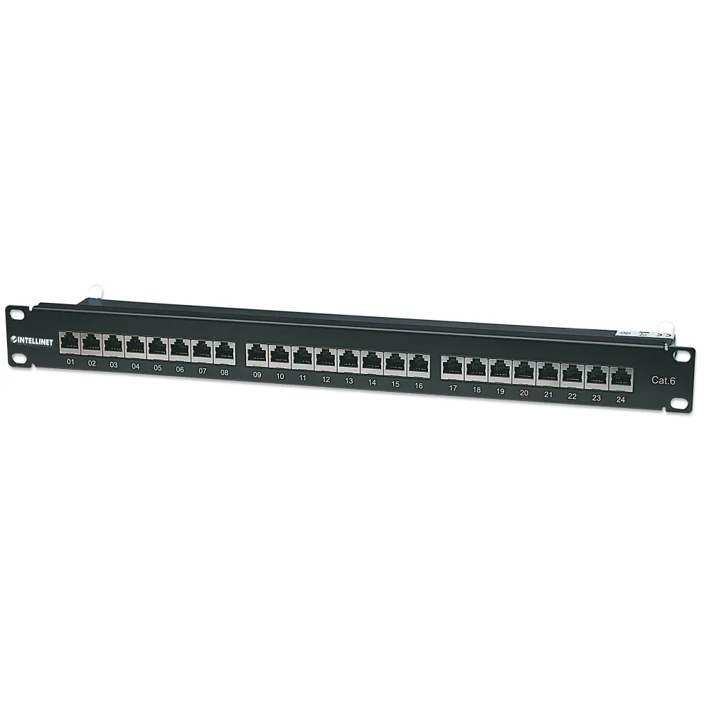 Patch panel 24 ftp C6 czarny