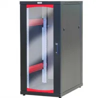 Szafa stojąca rack 19 20U 600x1000 drzwi szklane