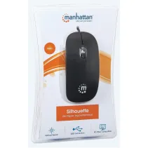 Manhattan 177658 Mysz komputerowa USB 1000dpi slim