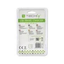 Techly 022373 Sieciowa ładowarka USB 5V 2.1A 10W slim