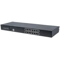 Intellinet 507899 Przełącznik KVM 16x1 Cat5 Dongle do konsoli LCD