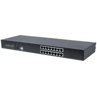 Intellinet 507899 Przełącznik KVM 16x1 Cat5 Dongle do konsoli LCD