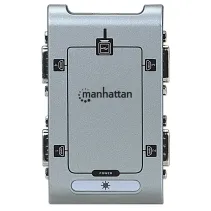 Konwerter USB na 4x RS232/DB9 męski