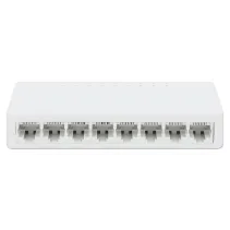 Switch 8x RJ45 10/100, plastik, desktop