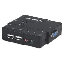Manhattan 151252 Przełącznik KVM 2x1 VGA/USB z audio