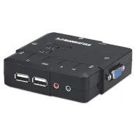 Manhattan 151252 Przełącznik KVM 2x1 VGA/USB z audio