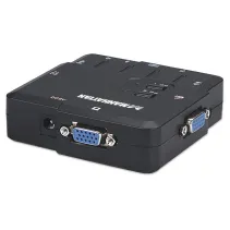 Manhattan 151252 Przełącznik KVM 2x1 VGA/USB z audio