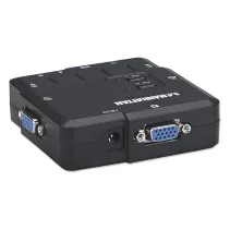 Manhattan 151252 Przełącznik KVM 2x1 VGA/USB z audio