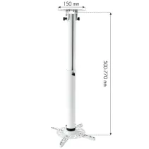 Techly 022267 Uchwyt sufitowy 50-77cm do projektora - B2B Netinet