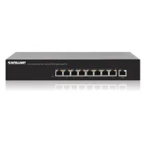 Switch 8x RJ45 10/100 PoE+ 140W, metal, desktop