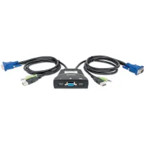 Manhattan 151245 Przełącznik KVM 2x1 VGA/USB z audio