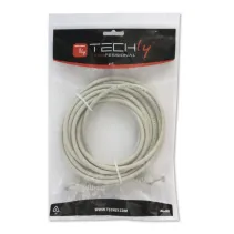 Patchcord Cat6 UTP 3M CCA szary