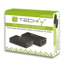 Extender VGA 1080p60Hz do 100m po skrętce Kat5e audio
