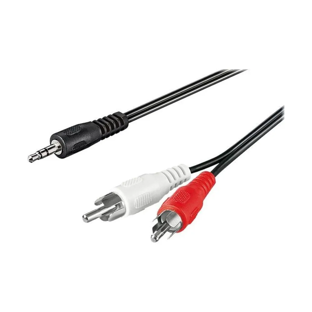 Kabel audio Jack 3.5mm na 2X RCA  M/M 3m