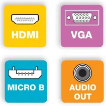 Adapter HDMI na VGA D-sub 15 pin  1,8m