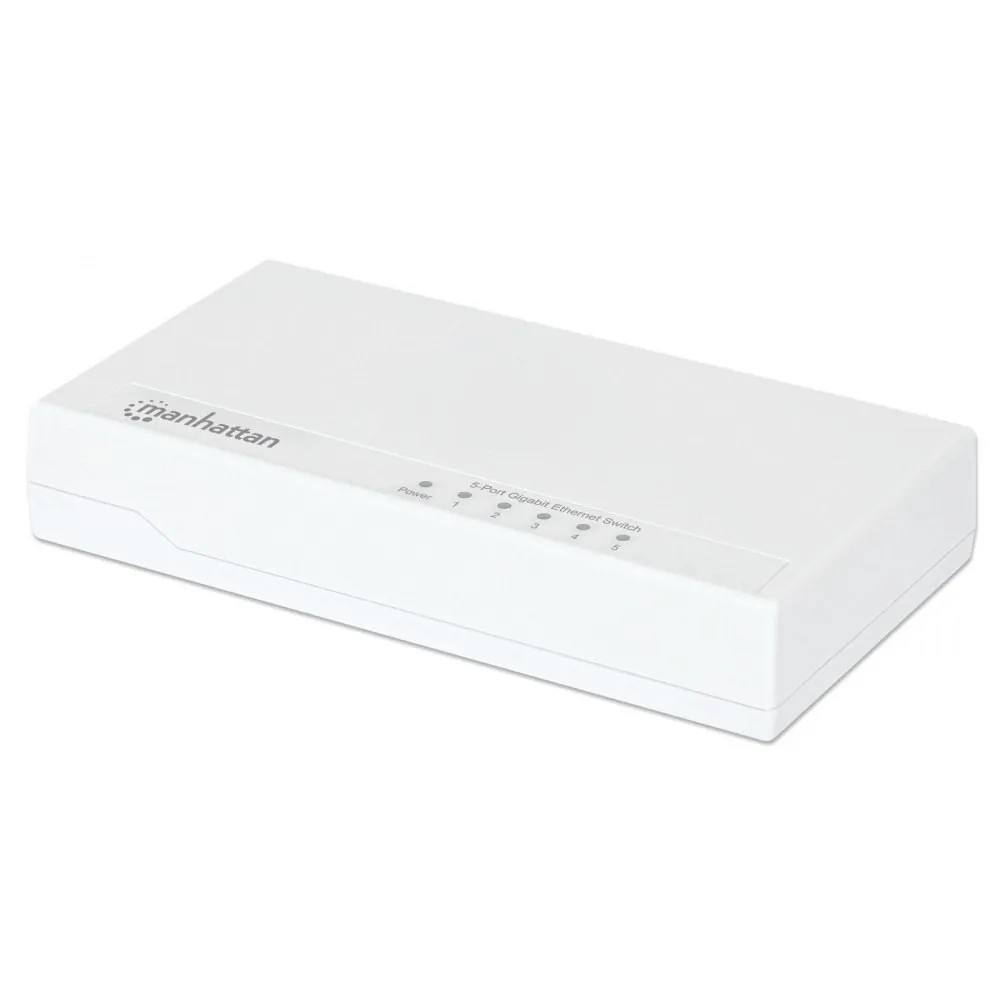 Switch 5x RJ45 Gigabit, plastik, desktop