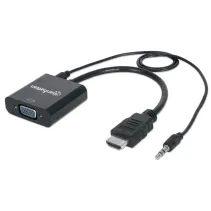 Adapter HDMI na SVGA + Audio M/F 0.5m