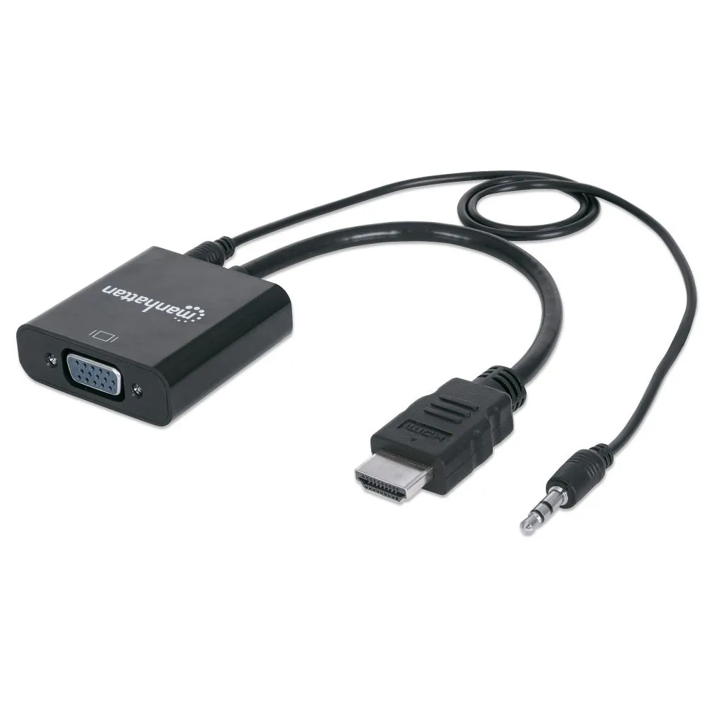 Adapter HDMI na SVGA + Audio M/F 0.5m