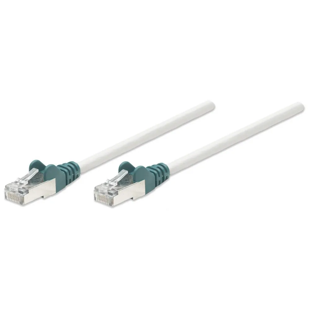 Patchcord Cat5a SFTP 1M 100% Cu CrossOver szary