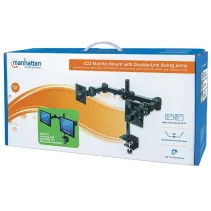 Manhattan 420808 Uchwyt do 2 monitorów 13-24" obrotowy - B2B Netinet
