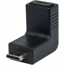 Adapter HDMI Mini-C na HDMI M/F kątowy 90°
