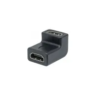 Adapter HDMI na HDMI F/F kątowy 90°