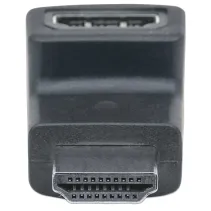 Adapter HDMI na HDMI M/F 4K*60Hz kątowy 90° górny