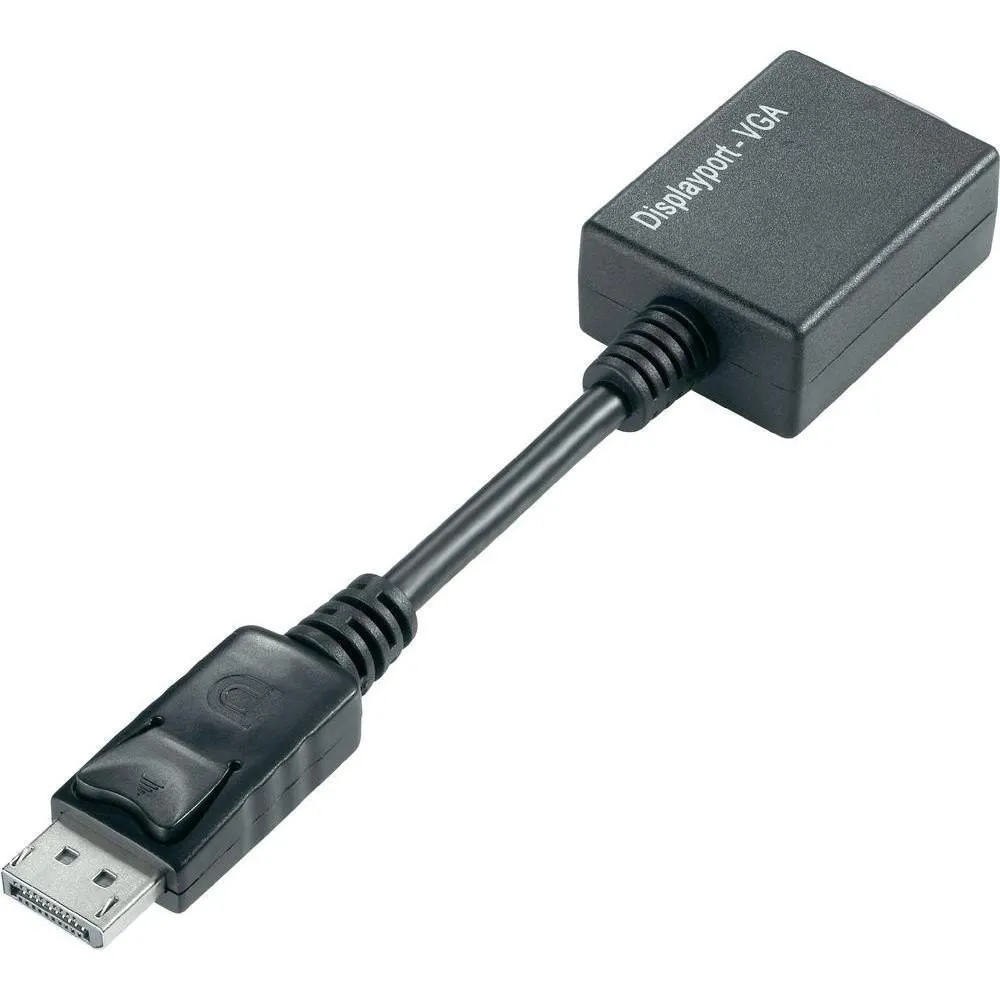 Adapter DisplayPort 1.1 na VGA M/F 1080p 15cm