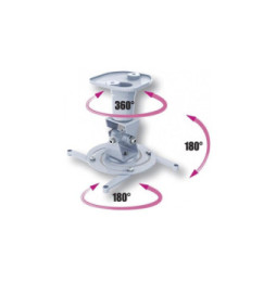 Ramię projektor sufit 22CM bia