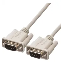 Kabel RS232 DB9 męski na DB9 męski 1,8m