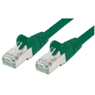 Patchcord Cat5e FTP 20M 100% Cu zielony