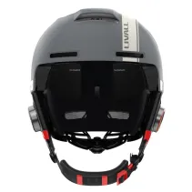 Kask narciarski Bluetooth 54-58cm Intercom/SOS szary