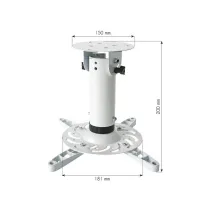 Techly 022274 Uchwyt sufitowy 20cm do projektora - B2B Netinet