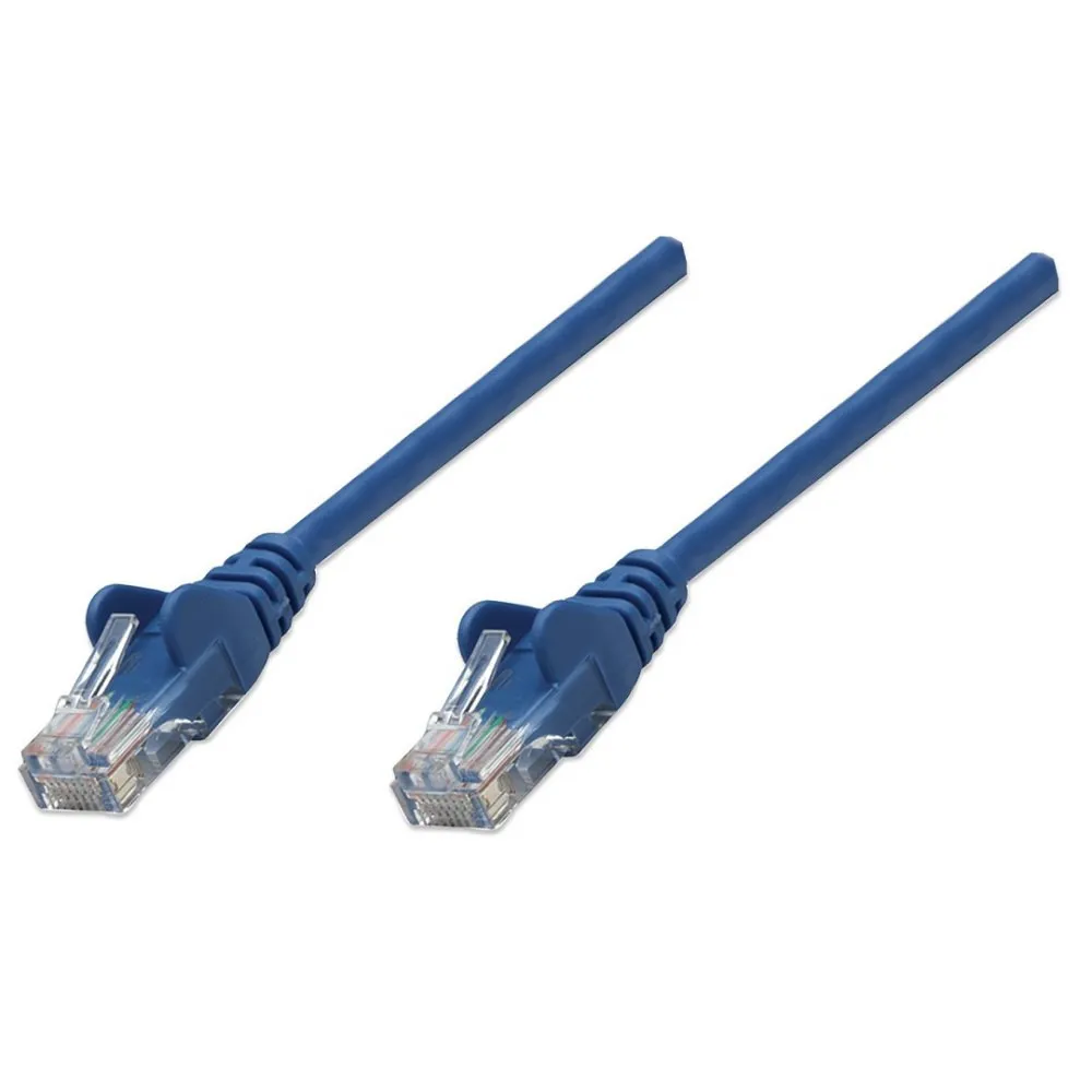 Patchcord Cat5e UTP 1M SOHO CCA niebieski