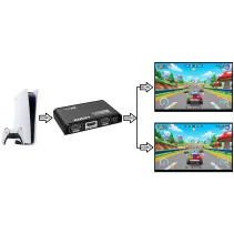 Techly 023974 Splitter 1x2 HDMI 2.0 4K*60Hz aktywny