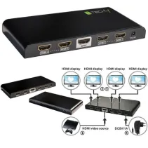 Techly 023981 Splitter 1x4 HDMI 2.0 4K*60Hz aktywny