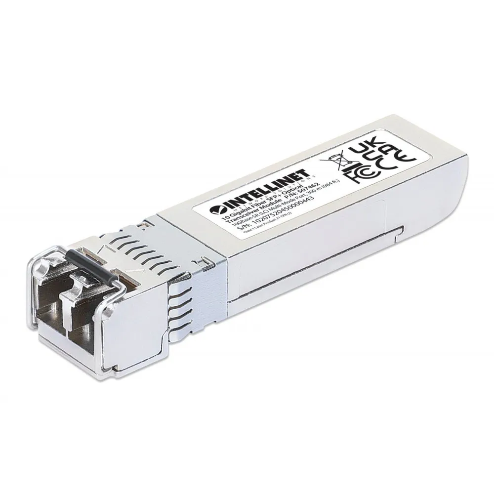 Moduł SFP+ 10G, LC Duplex MM, 300m, 10GBase-SR, 850nm, miniGBIC, DDM, MSA