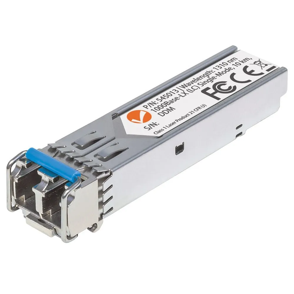 Moduł SFP 1G, LC Duplex SM, 10km, 1000Base-LX, 1310nm, miniGBIC, DDM, MSA