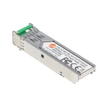 Moduł SFP WDM 1G, LC Simplex SM, 10km, 1000Base-LX, RX1310nm/TX1550nm, miniGBIC, DDM, MSA