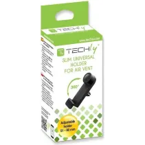 Techly 028603 Uchwyt zaciskowy do telefonu samochodowy