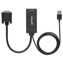 Adapter HDMI na VGA D-sub 15 pin, HDMI, M/F  1,8m